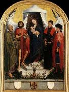 WEYDEN, Rogier van der Virgin with the Child and Four Saints Spain oil painting artist